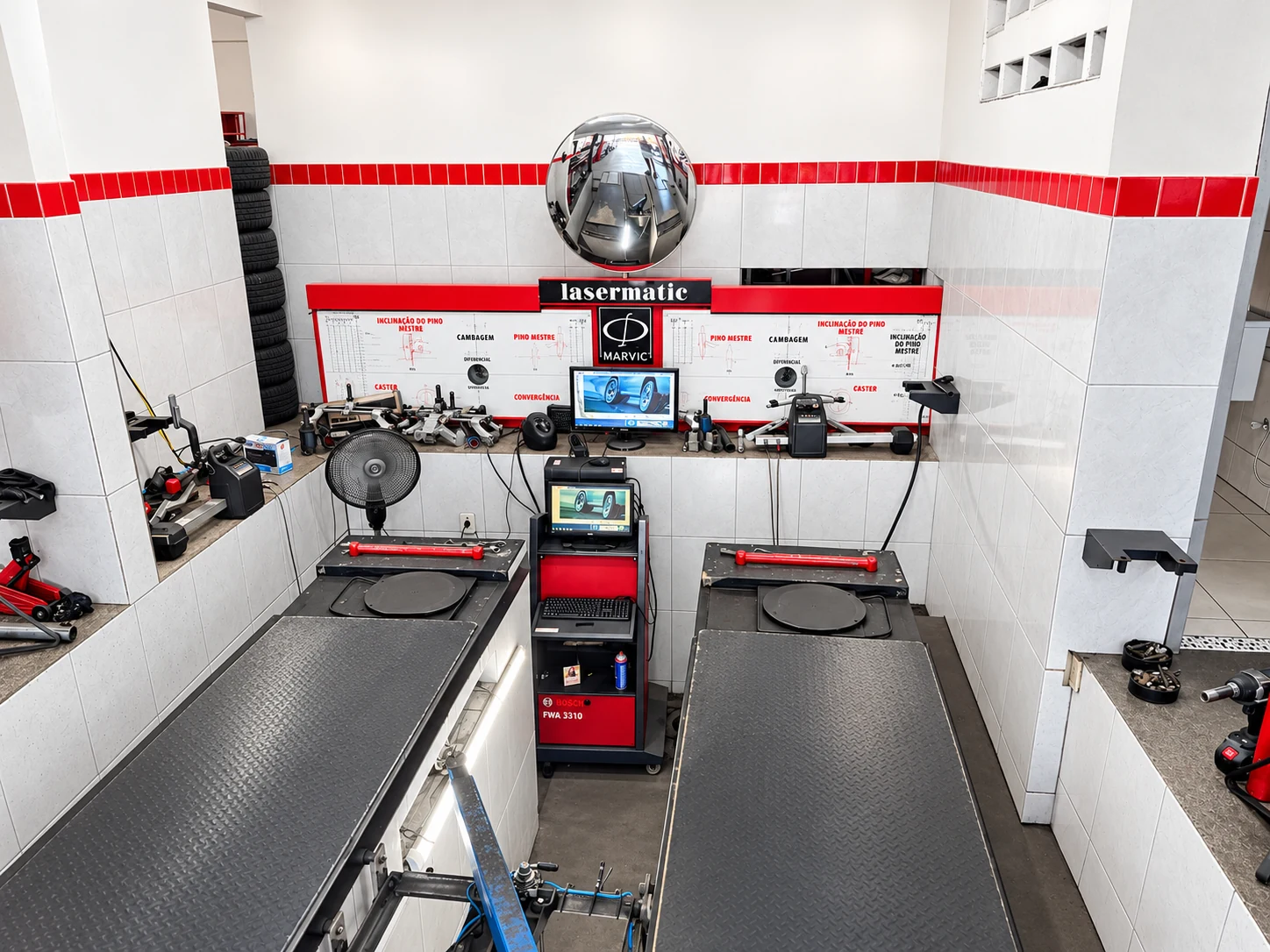 Equipamentos de montagem e balanceamento